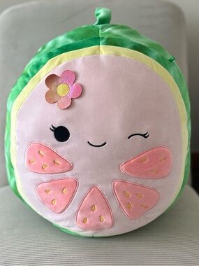 Jumbo 16” Squishmallows “Lena the Guava Fruit”